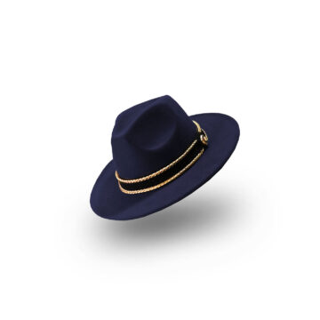 fedora hat blue